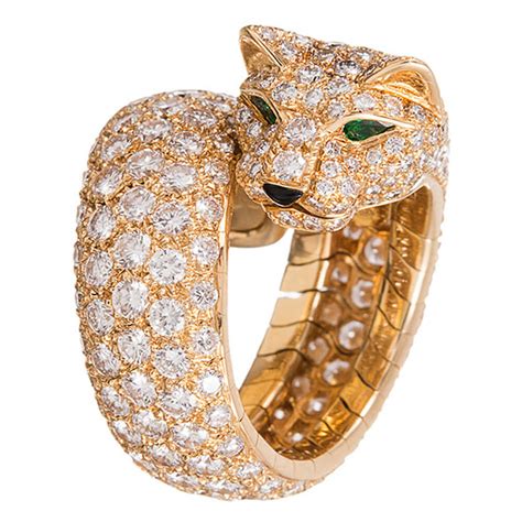 cartier panther ring gold